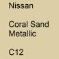 Preview: Nissan, Coral Sand Metallic, C12.